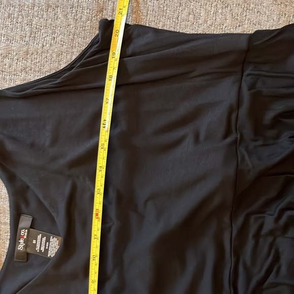 Indigo and Black Style and Co ruffled dresses - Picture 9 of 10